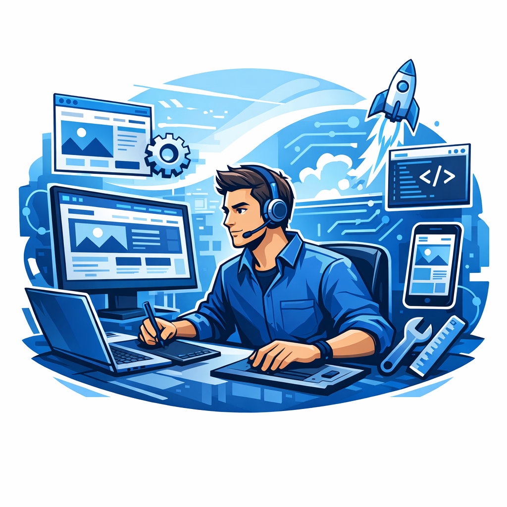 Website design visual